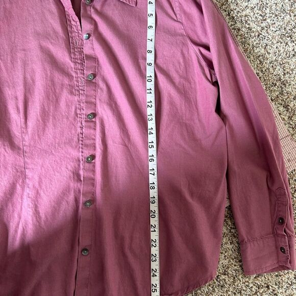 J. Jill Women’s Rose 100% Cotton Button Down Shirt Size Large - Picture 10 of 13